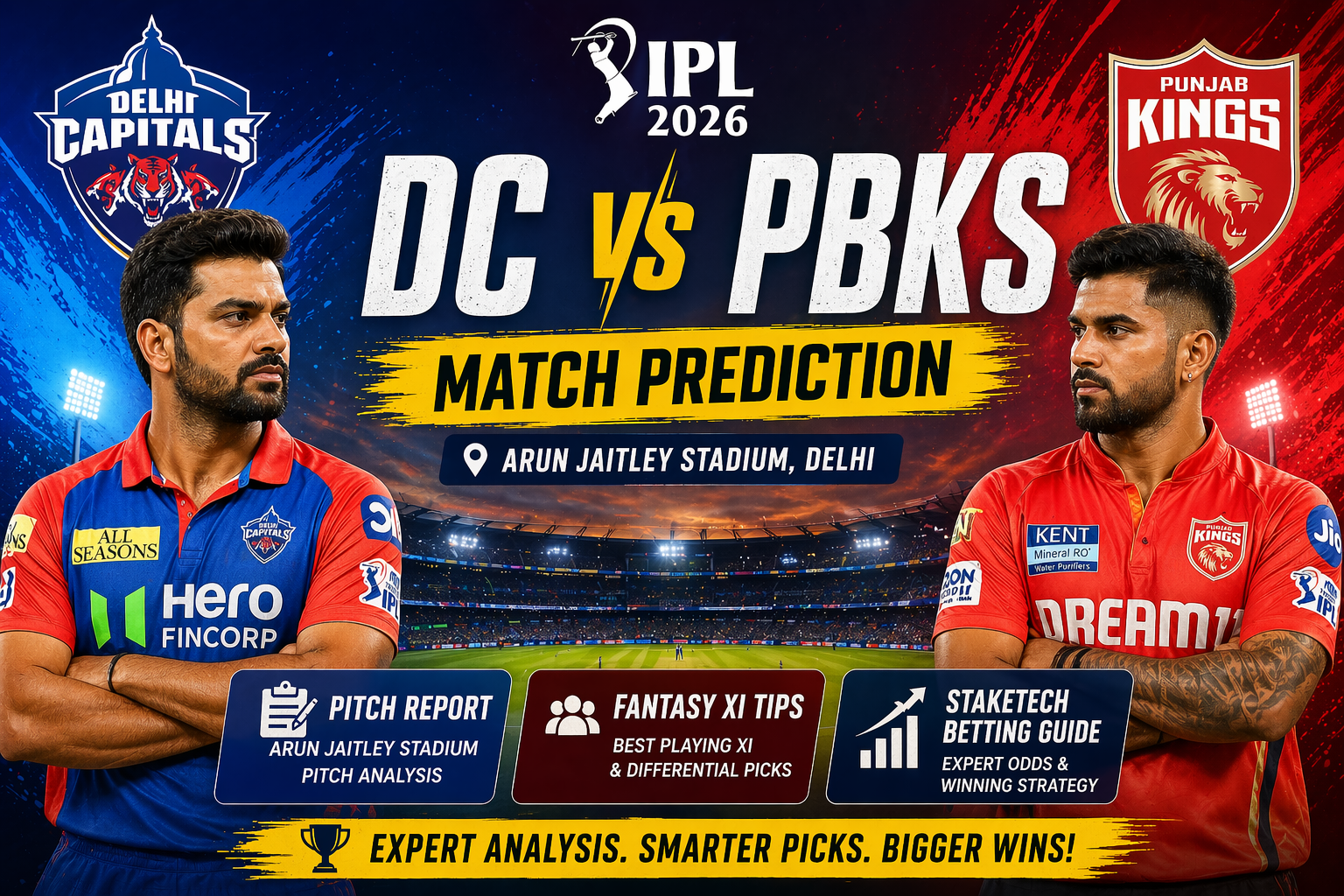 DC vs PBKS Match Prediction