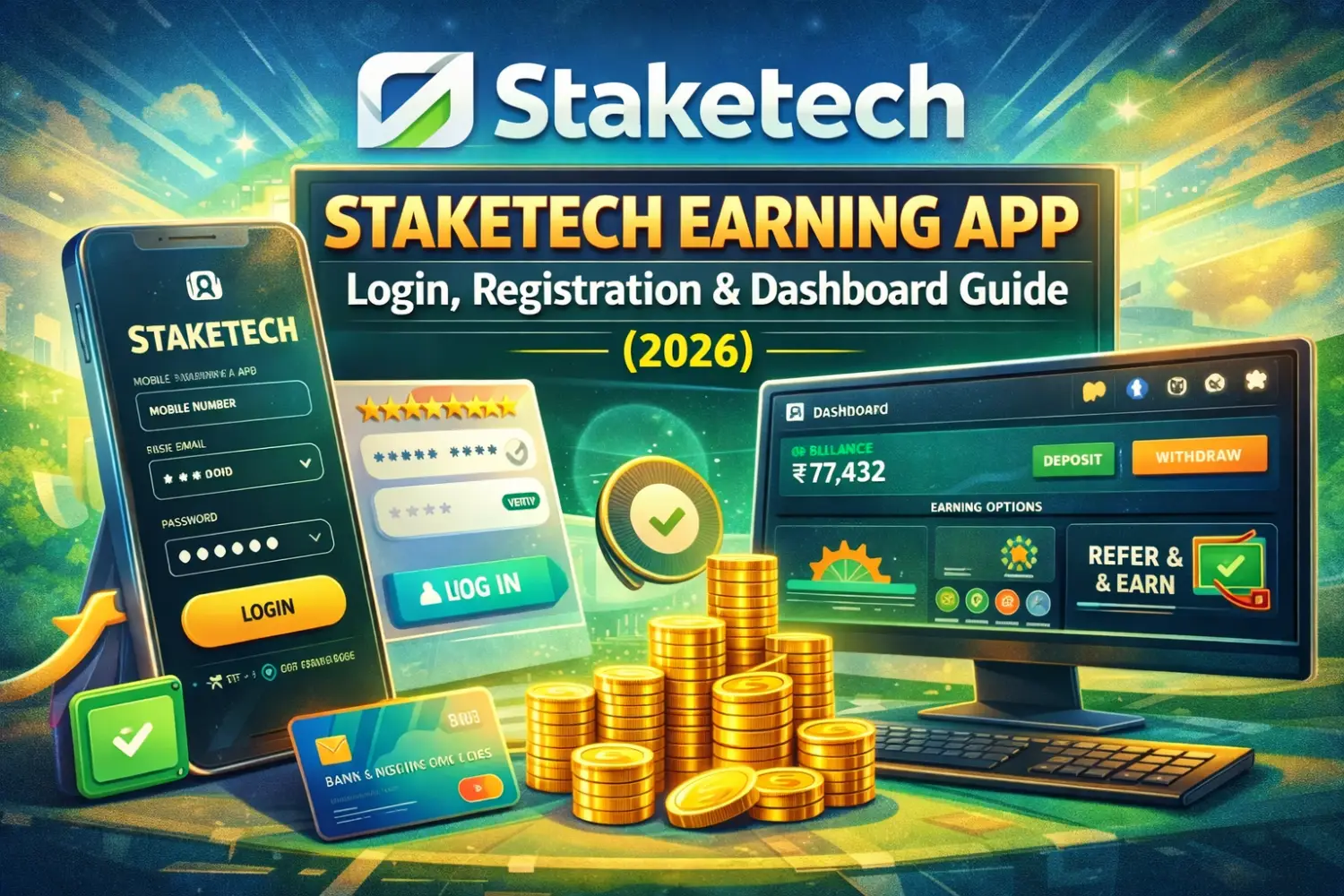Staketech Earning App