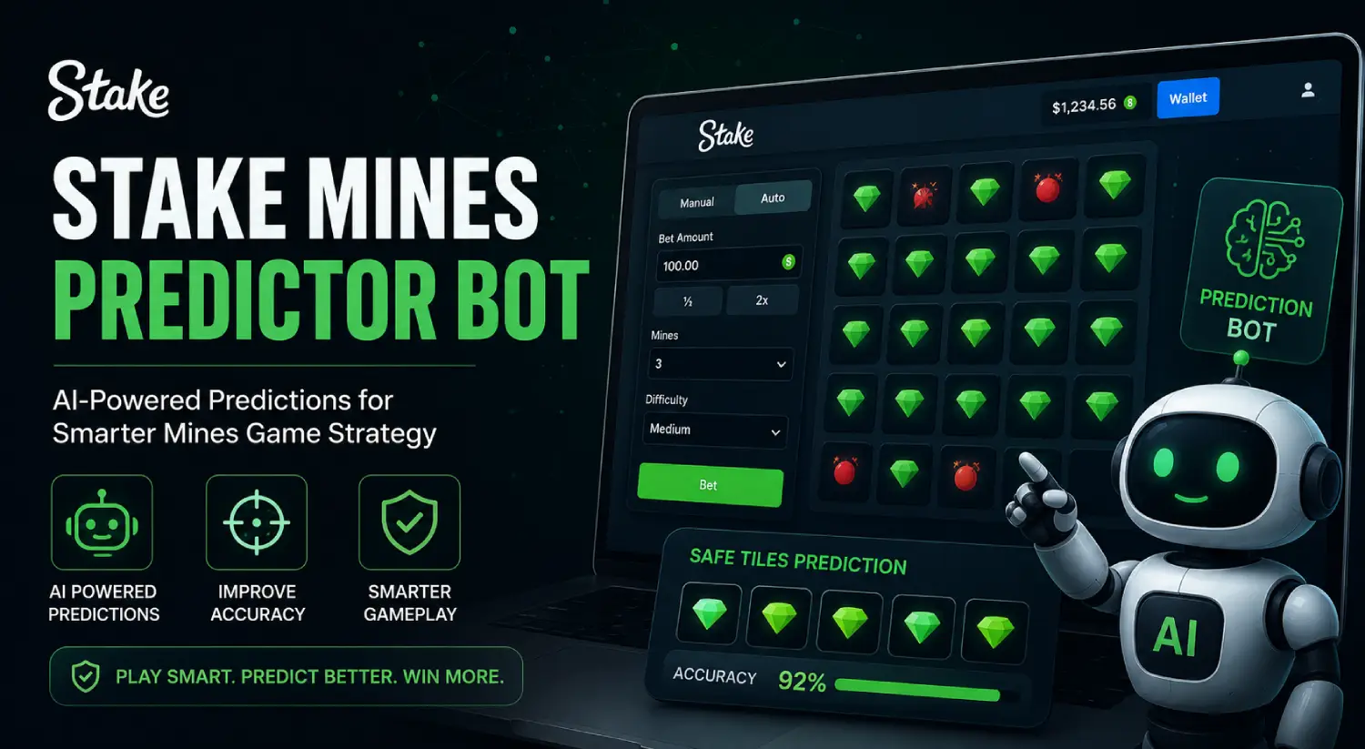 Stake Mines Predictor Bot
